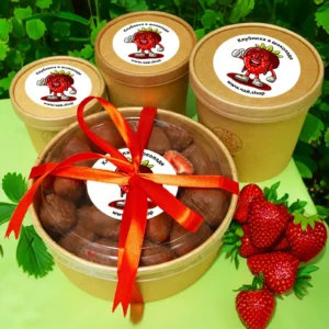 Сублимированная клубника в молочном шоколаде loading=