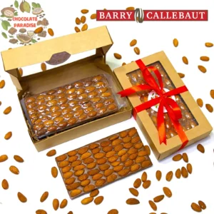 Молочный шоколад с миндалём в подарочной упаковке loading=