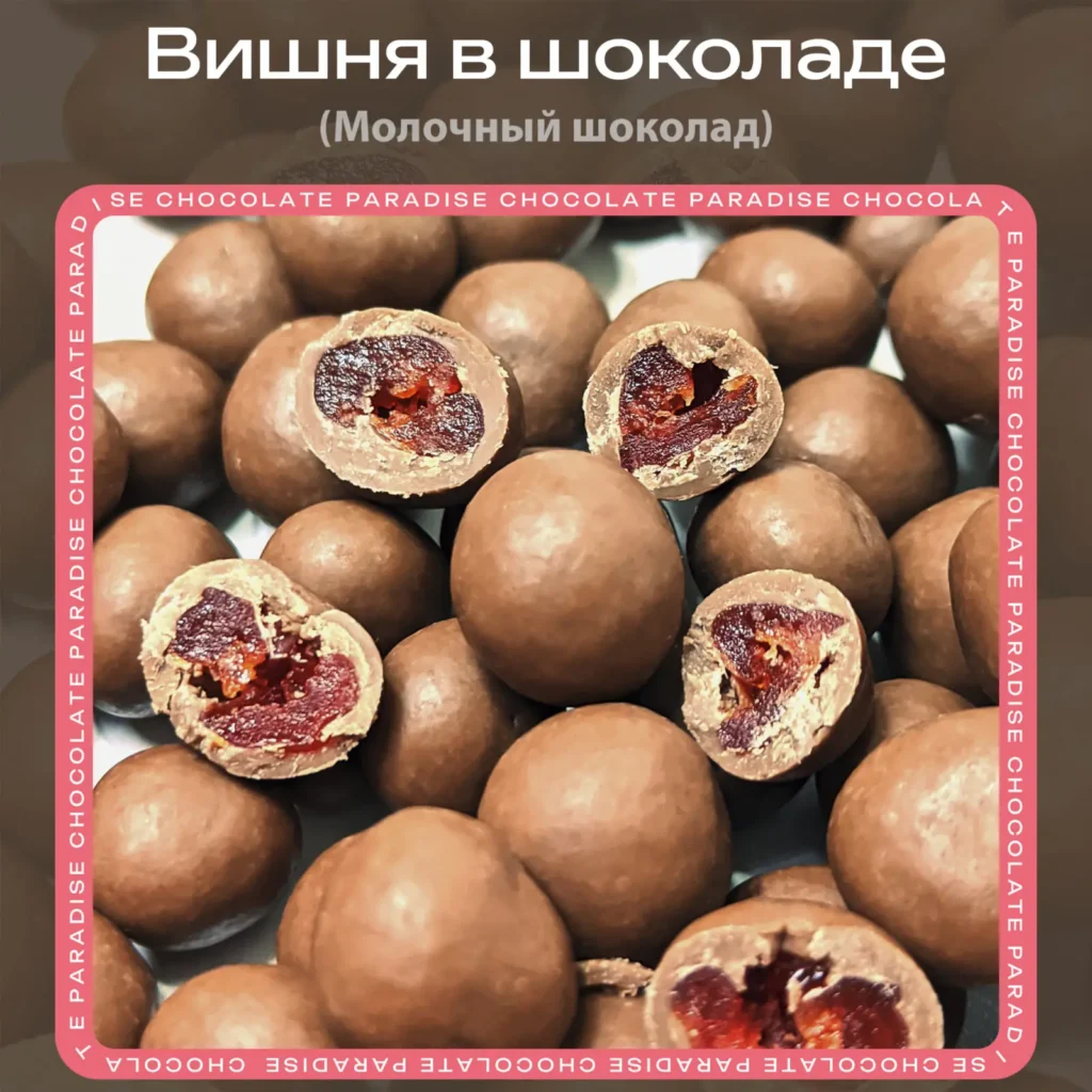 купить Вяленая вишня в молочном шоколаде