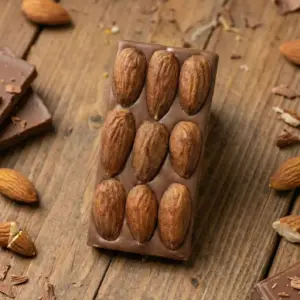 Молочный шоколад с миндалём loading=